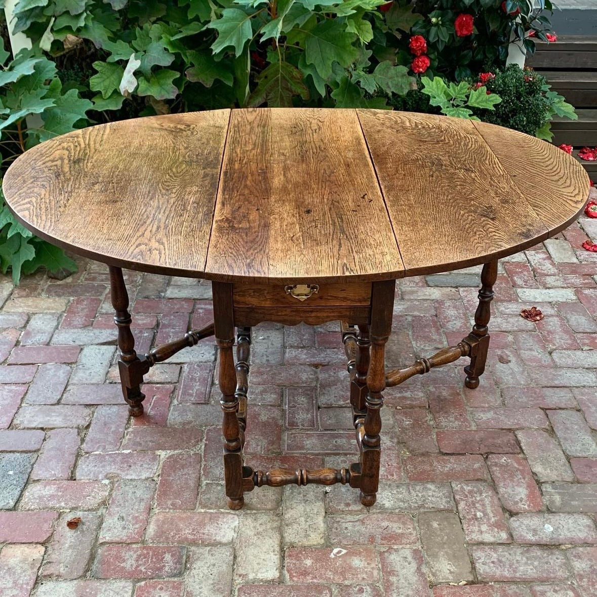 English Oak Gateleg Table