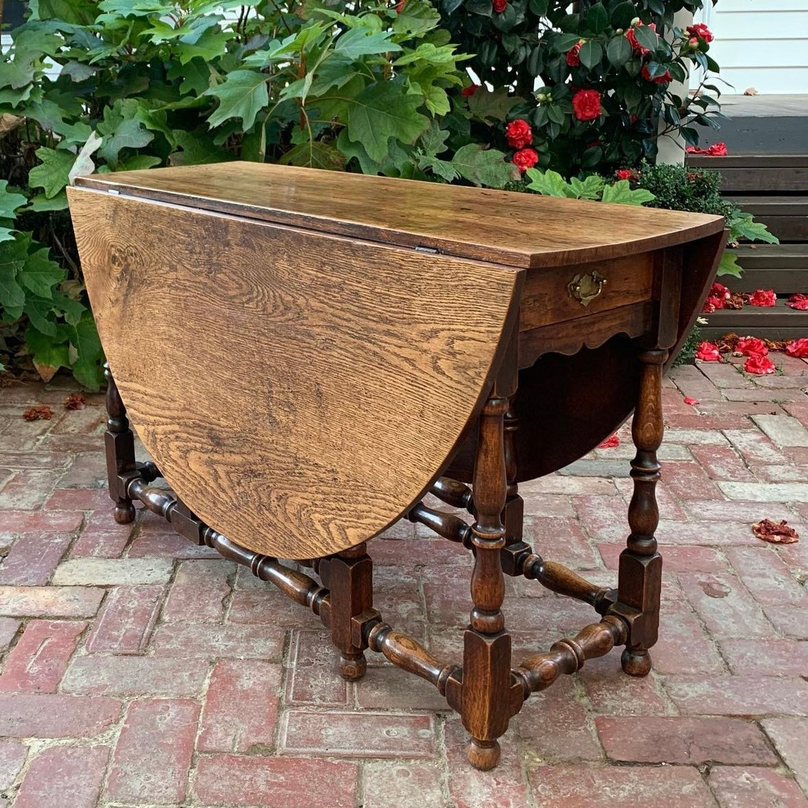 English Oak Gateleg Table