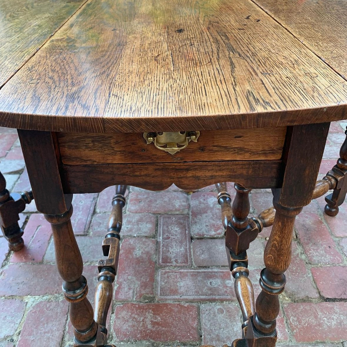 English Oak Gateleg Table