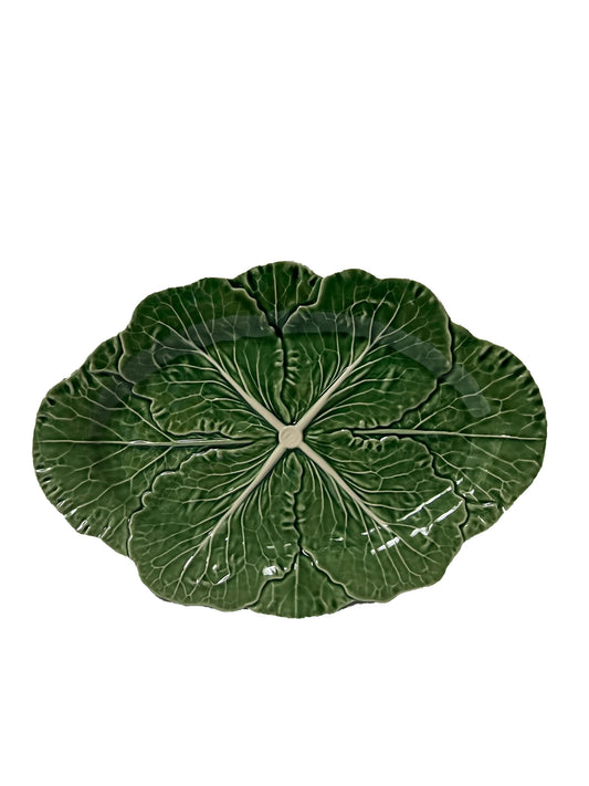 Bordallo Pinheiro Cabbage Oval Platter, 38cm