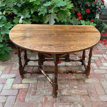 English Oak Gateleg Table