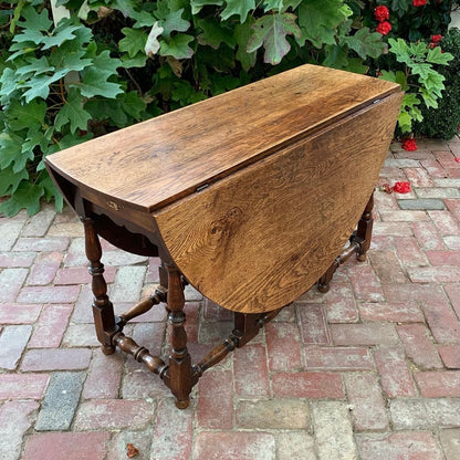 English Oak Gateleg Table