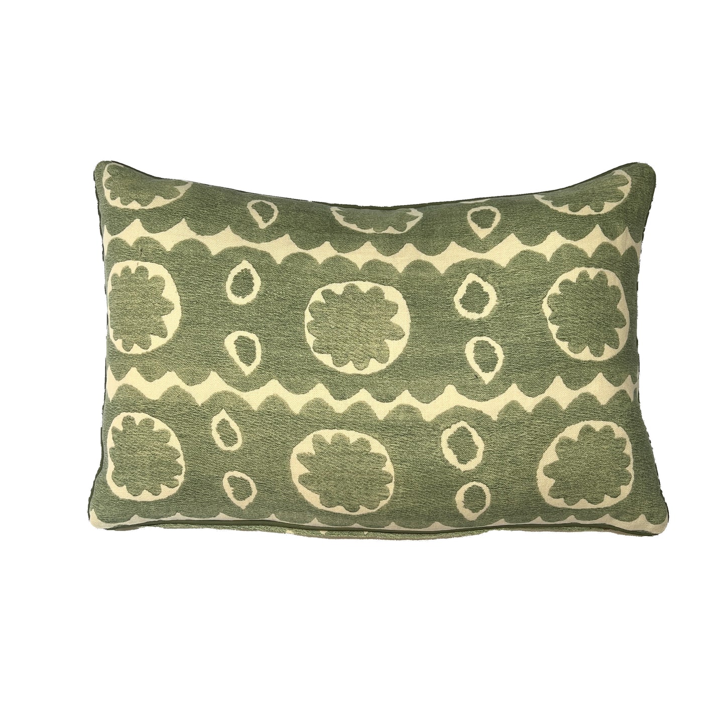 Green Suzani Print Cushion