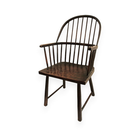 Bow Back Elbow Chair Primitive Style