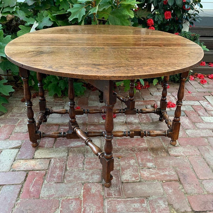 English Oak Gateleg Table