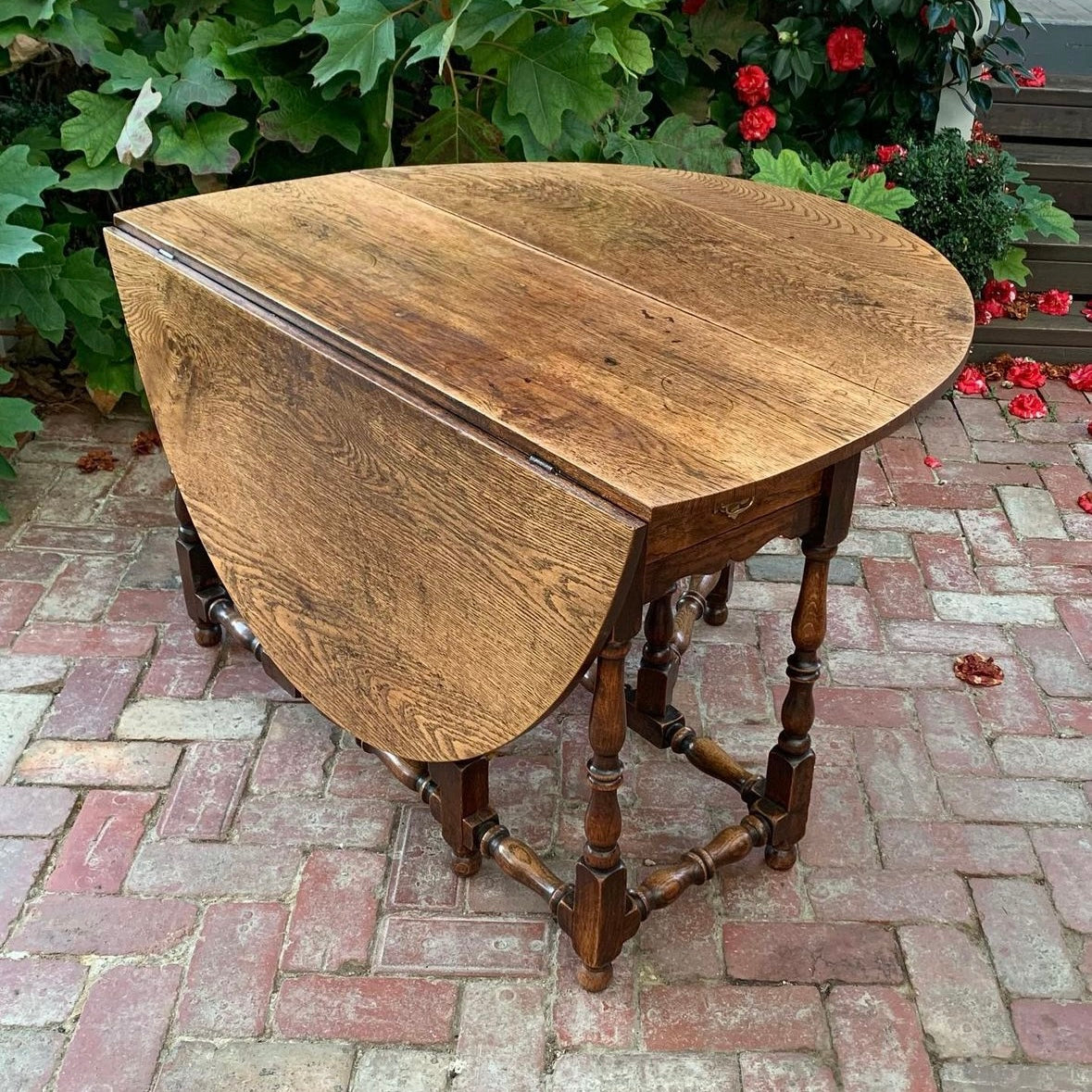 English Oak Gateleg Table