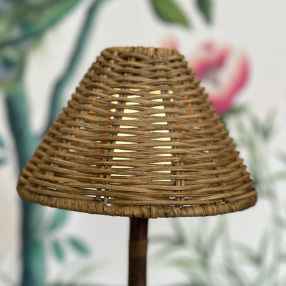 Rattan & Bamboo Cordless Lamp