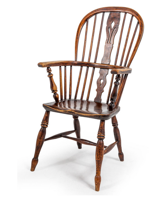 Antique Elm Windsor Chair