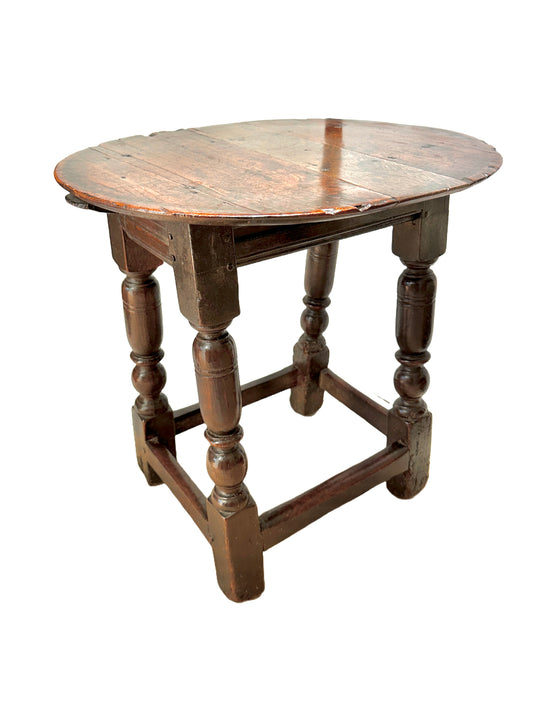 Antique Oak Joint Stool